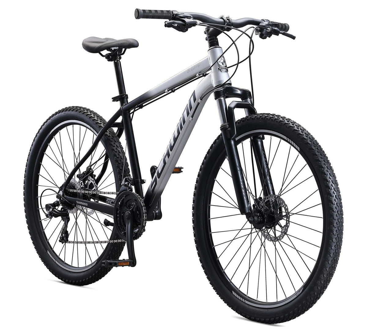 Vélo tout-terrain Schwinn AL Comp 27,5 pouces pour homme, vélo pour adulte 21 vitesses, gris