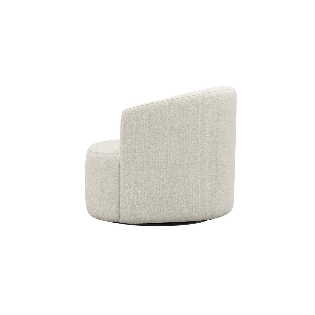 Fauteuil d'appoint pivotant en bouclé Mainstays, taupe