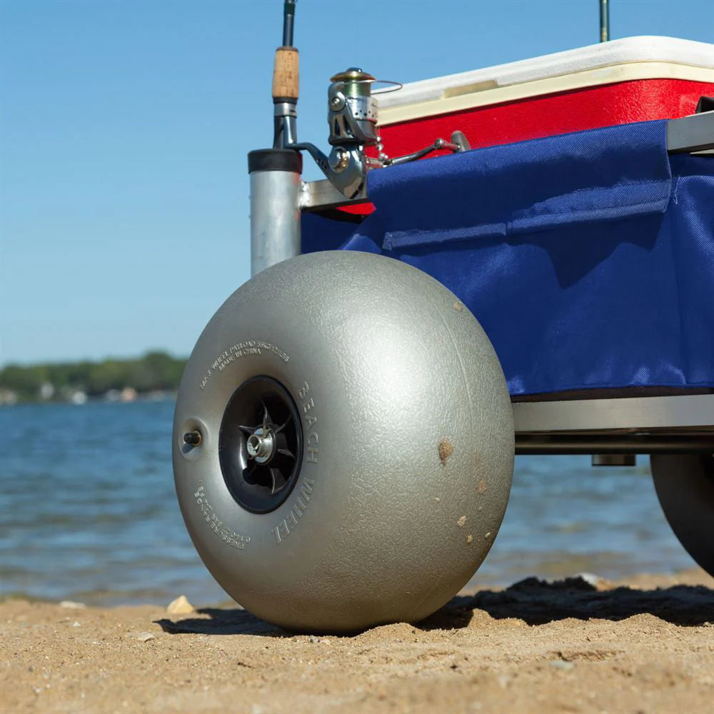 Chariot de pêche et de plage Harbor Mate avec roues gonflables
