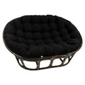 Blazing Needles 93304-TW-RD 65 x 48 po Coussin Papasan double en sergé uni, Rouge