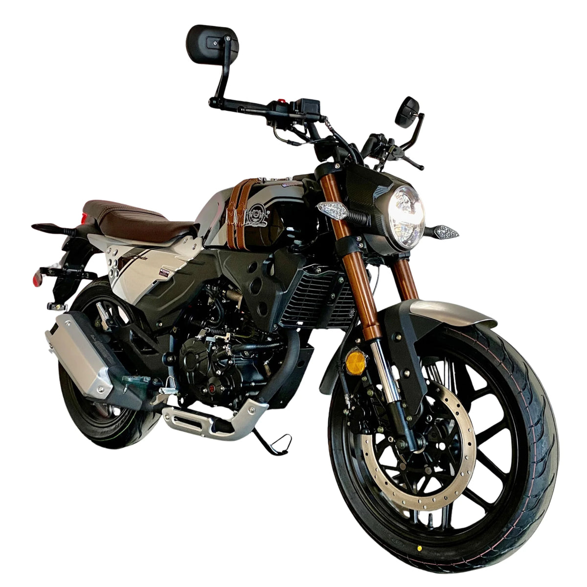 Moto Lifan KPM 200 | Café Racer 200 cc à injection électronique | Moto de route à 6 vitesses
