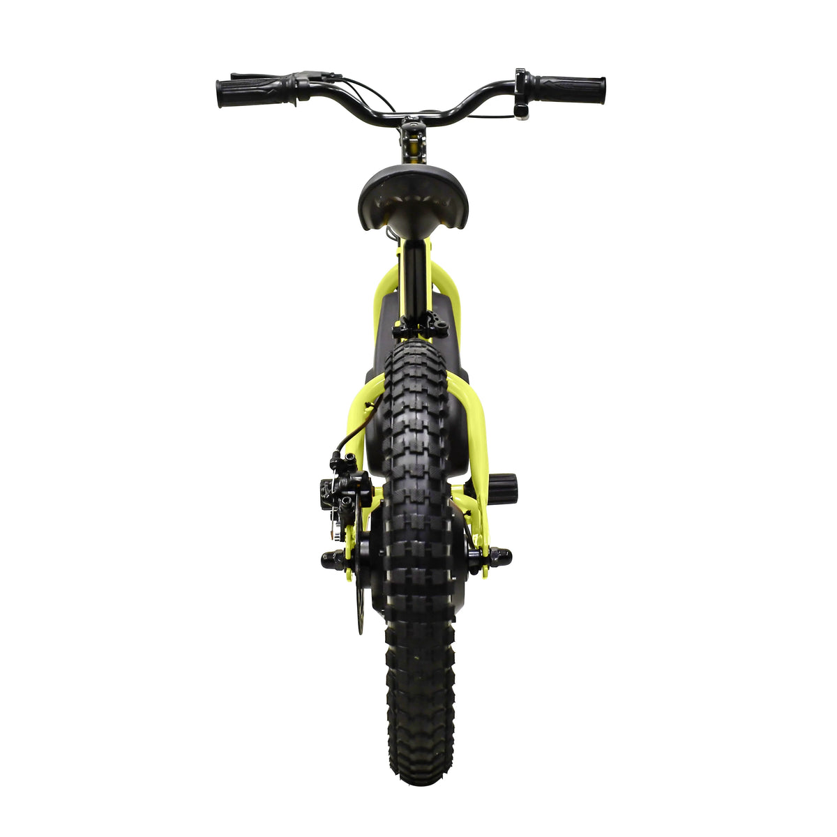 Vélo d’équilibre électrique Massimo E13 24 V | Hauteur de selle : 18 à 22 po, à batterie, pour les enfants de 5 ans et plus (jaune)