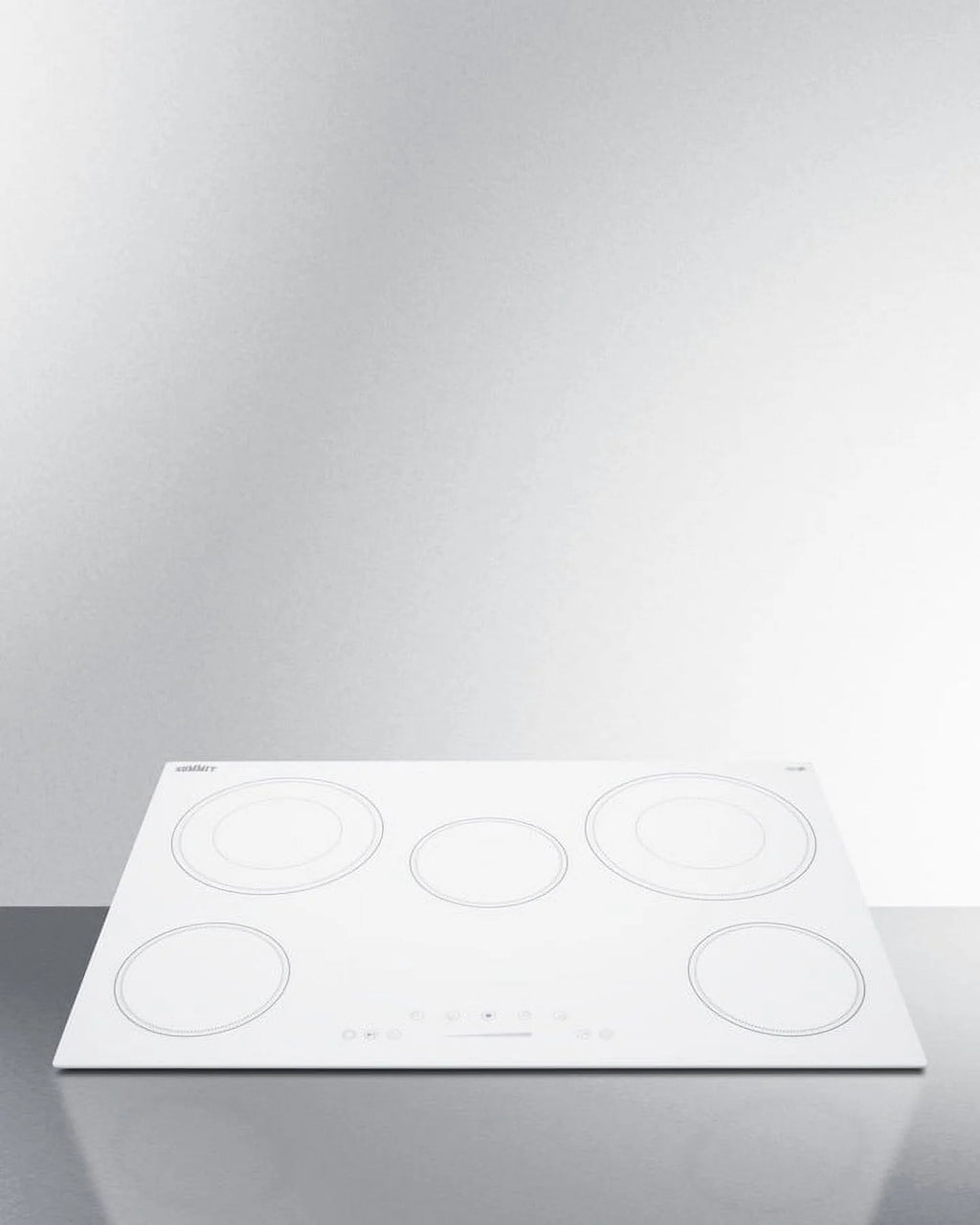 Table de cuisson radiant 5 brûleurs 208-240V 30 po, Blanc