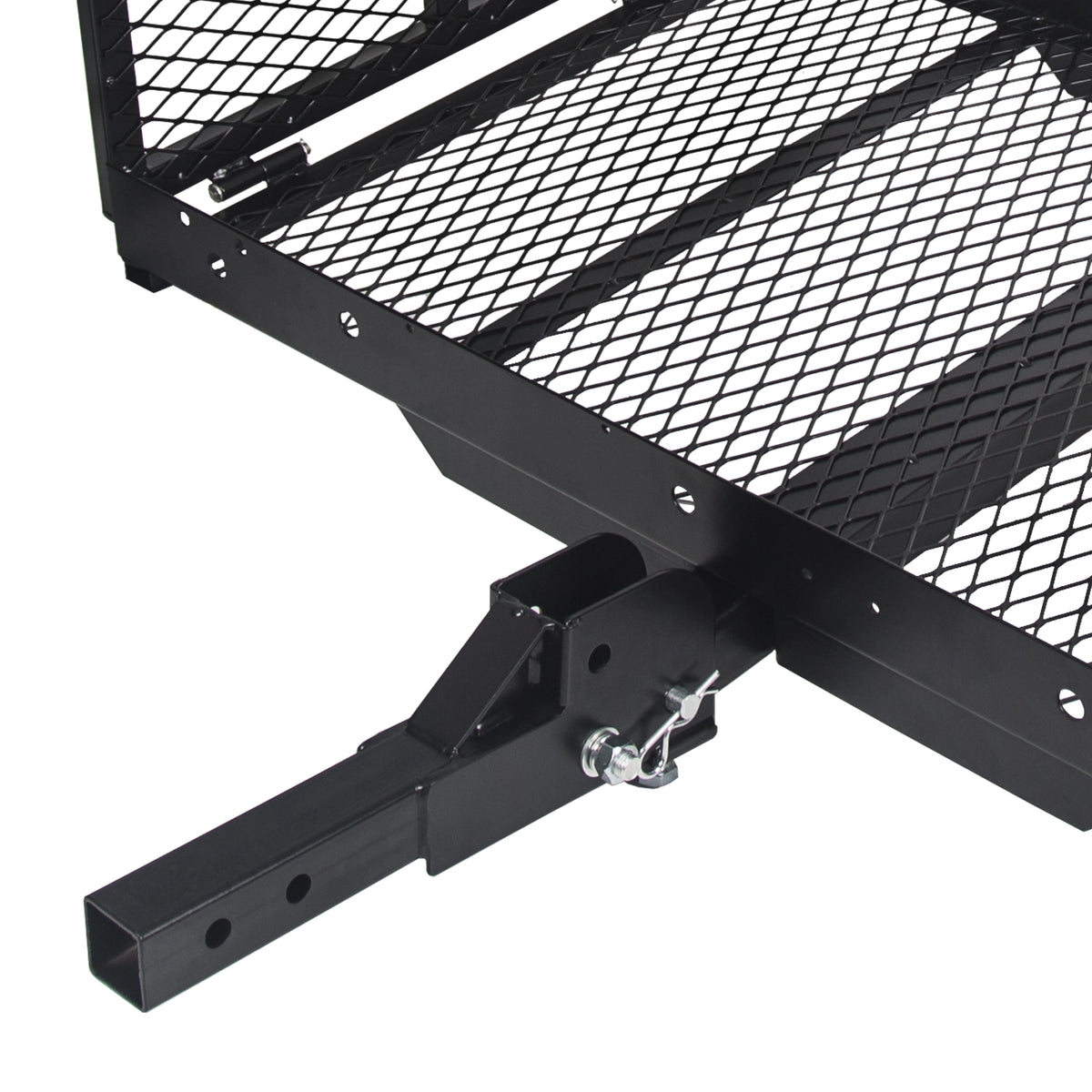 Porte-bagages à attelage HECASA pour scooter de mobilité et fauteuil roulant, avec rampe de chargement, panier à bagages et lève-personne médical pour personnes à mobilité réduite
