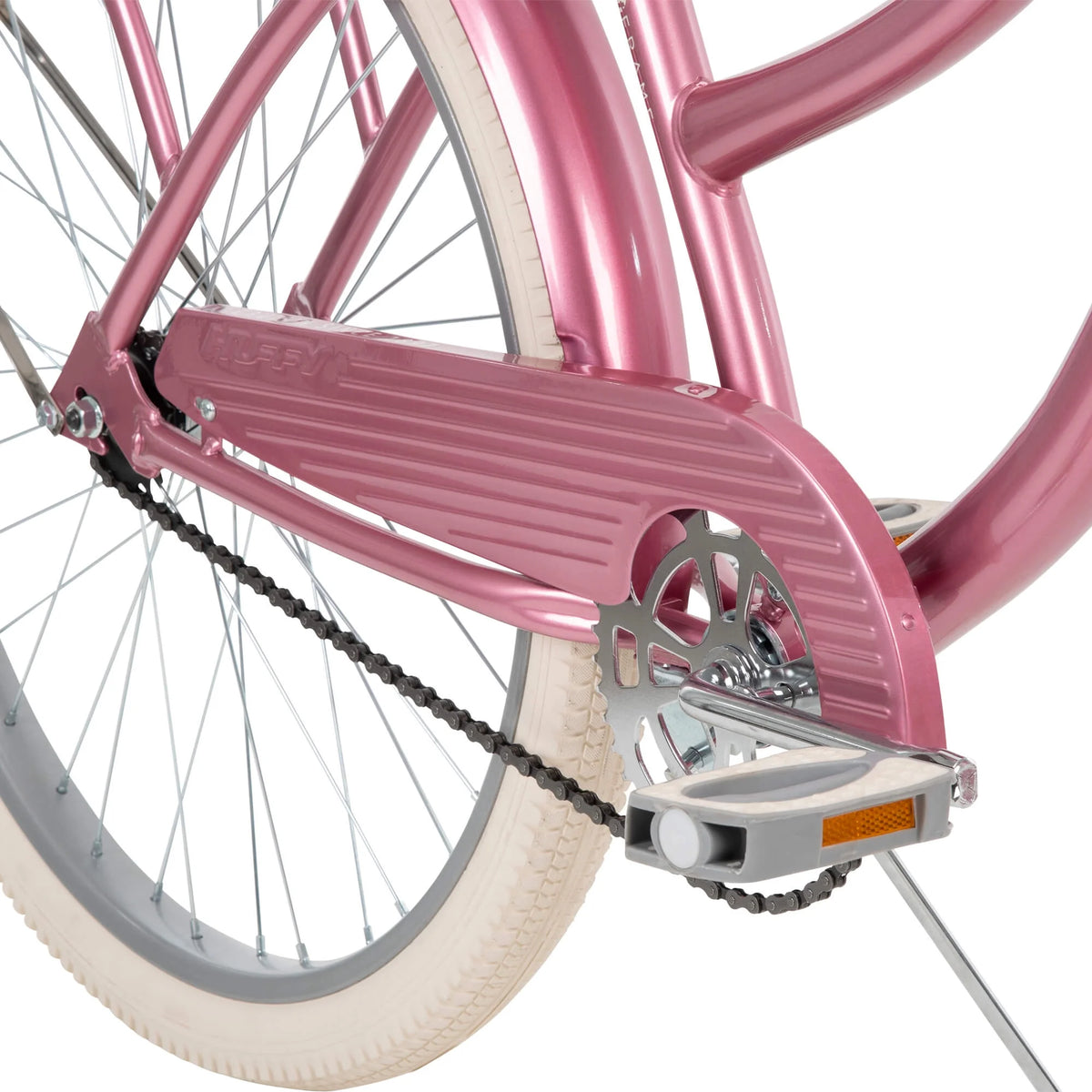 Vélo de plage cruiser Nel Lusso pour femme 26 po, taffeta rose