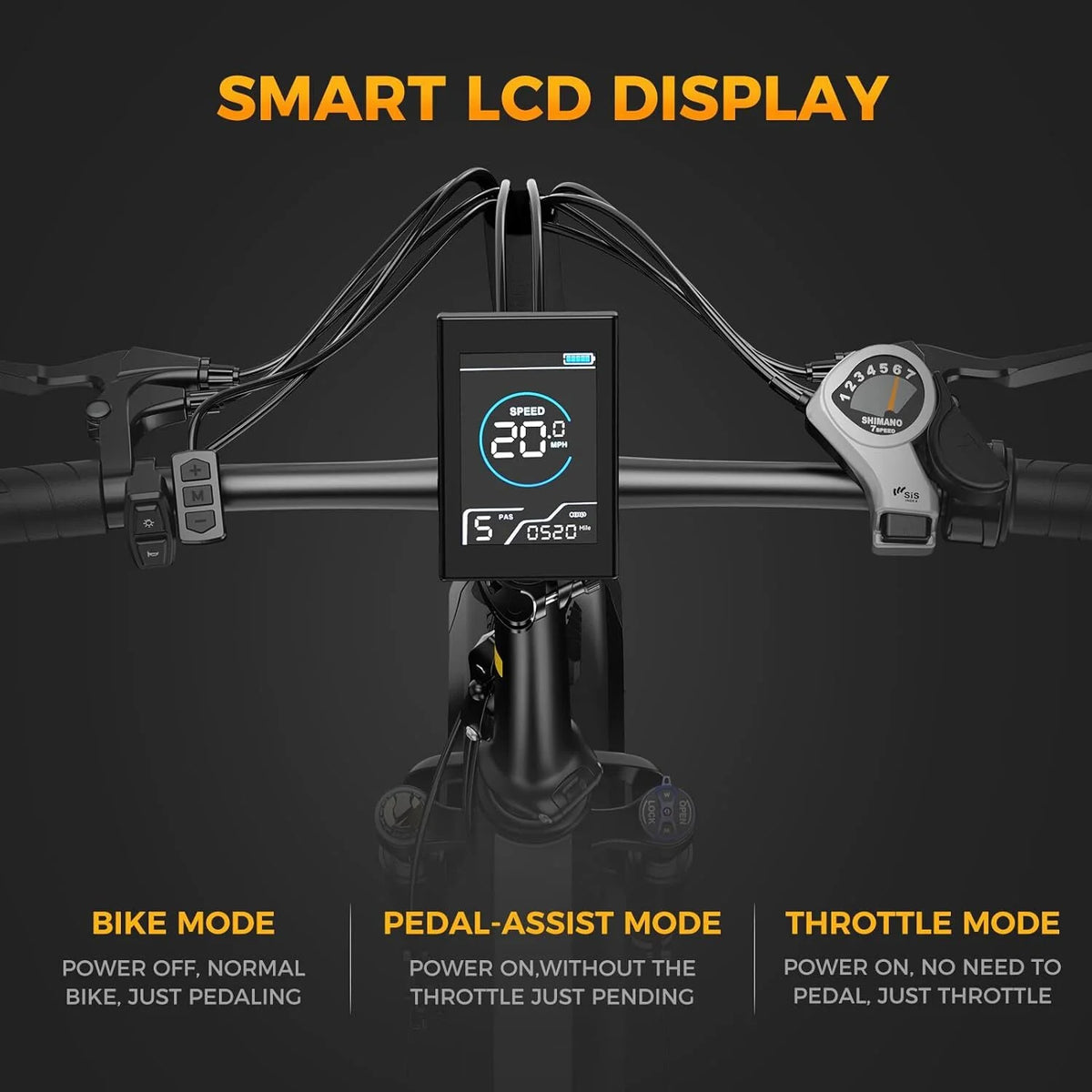 Vélo électrique Jasion X-Hunter pour adultes, vélo électrique avec moteur de 750 W et batterie amovible 48 V 13 Ah, vélo électrique pliant avec pneus larges 20 x 4,0, suspension intégrale, 7 vitesses