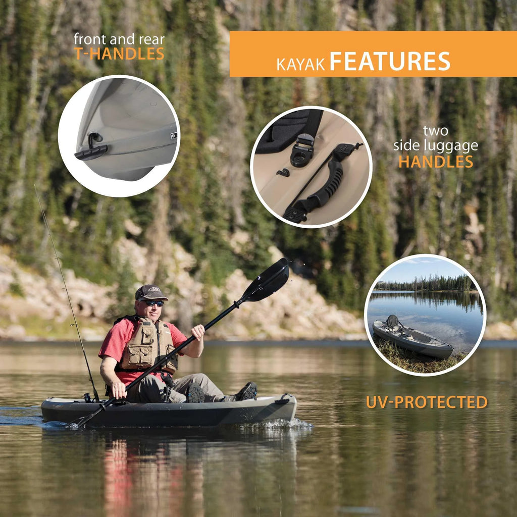Kayak de pêche Lifetime Tamarack Angler 10 pi, Volcano Fusion (91340)