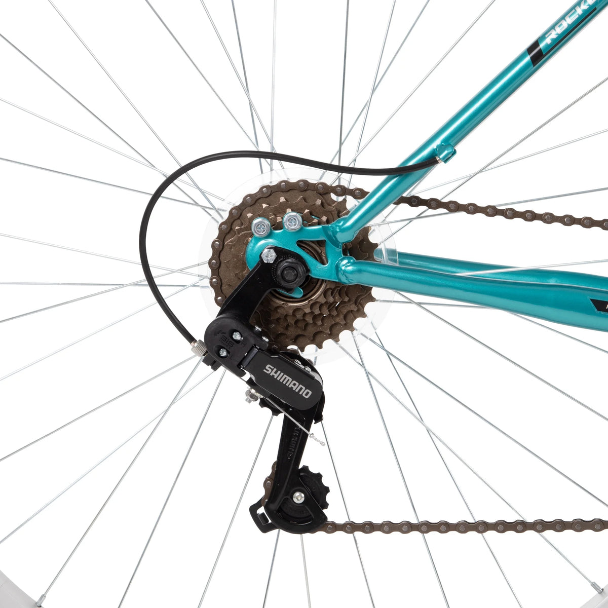 Vélo tout-terrain Huffy 29 Rock Creek, pour cyclistes de 1,52 m et plus, Bleu, Adulte, Femme