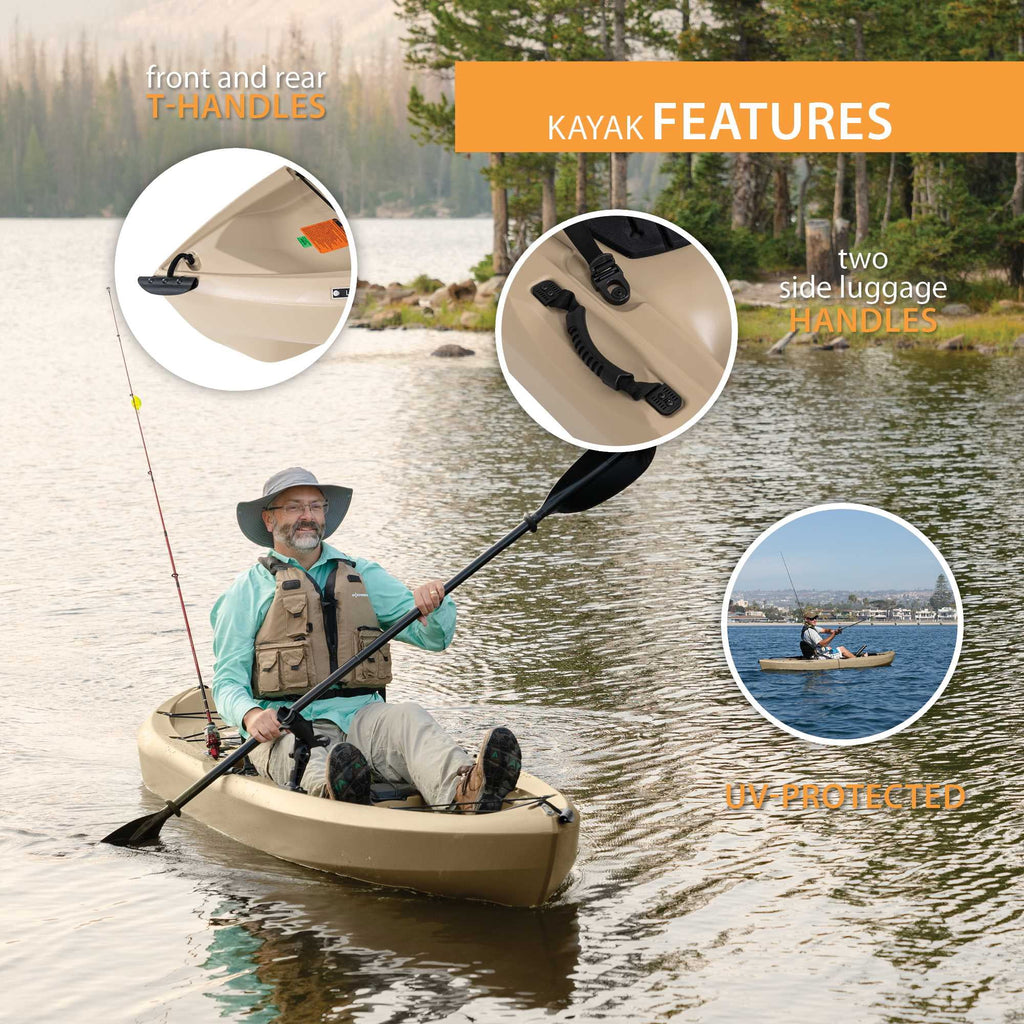 Kayak de pêche Lifetime Tamarack Angler 10 pi, Volcano Fusion (91340)
