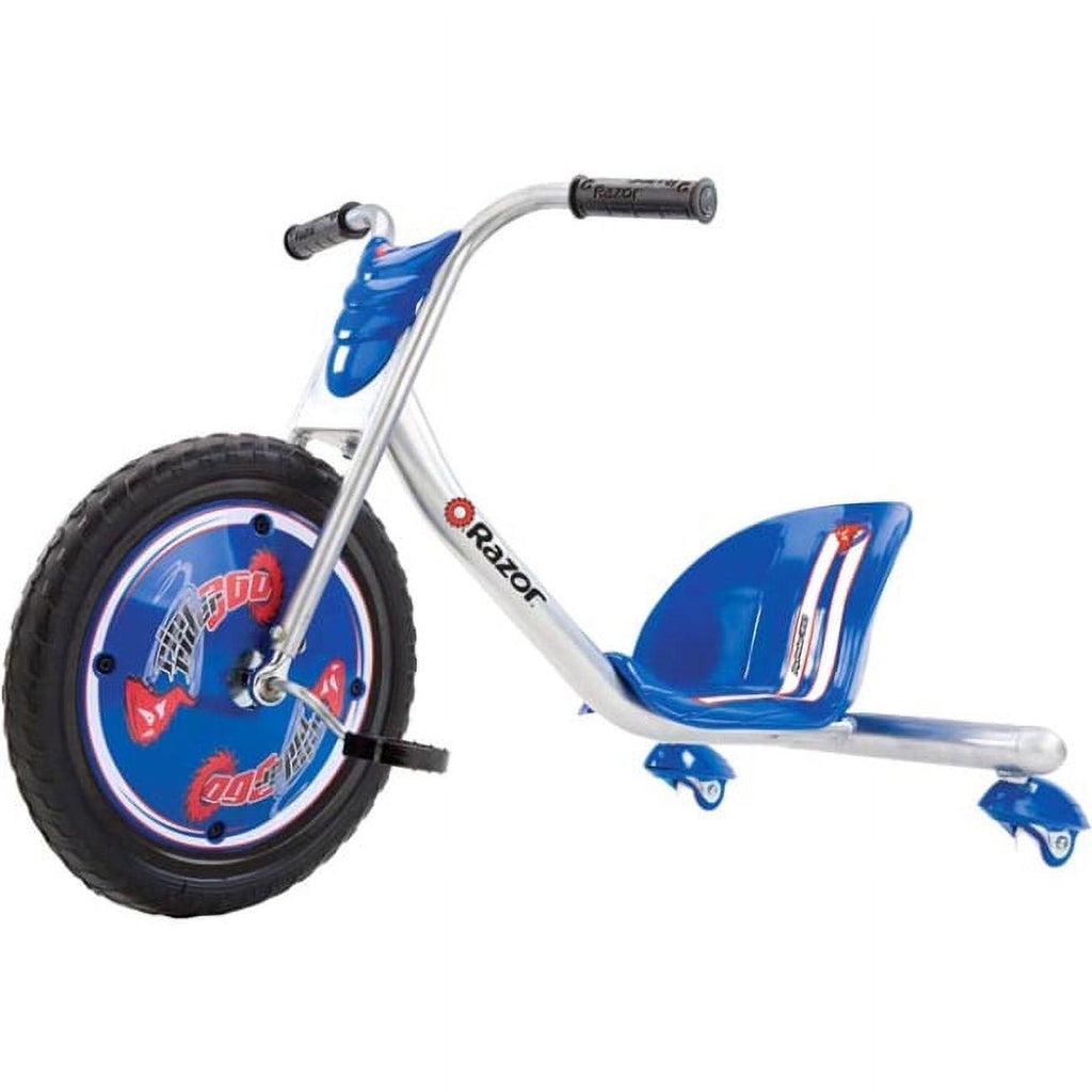 Razor RipRider 360 Drift Trike - Bleu. Roue avant de 16¡å. Véhicule à 3 roues. Tricycle pour enfant de 5 ans et plus