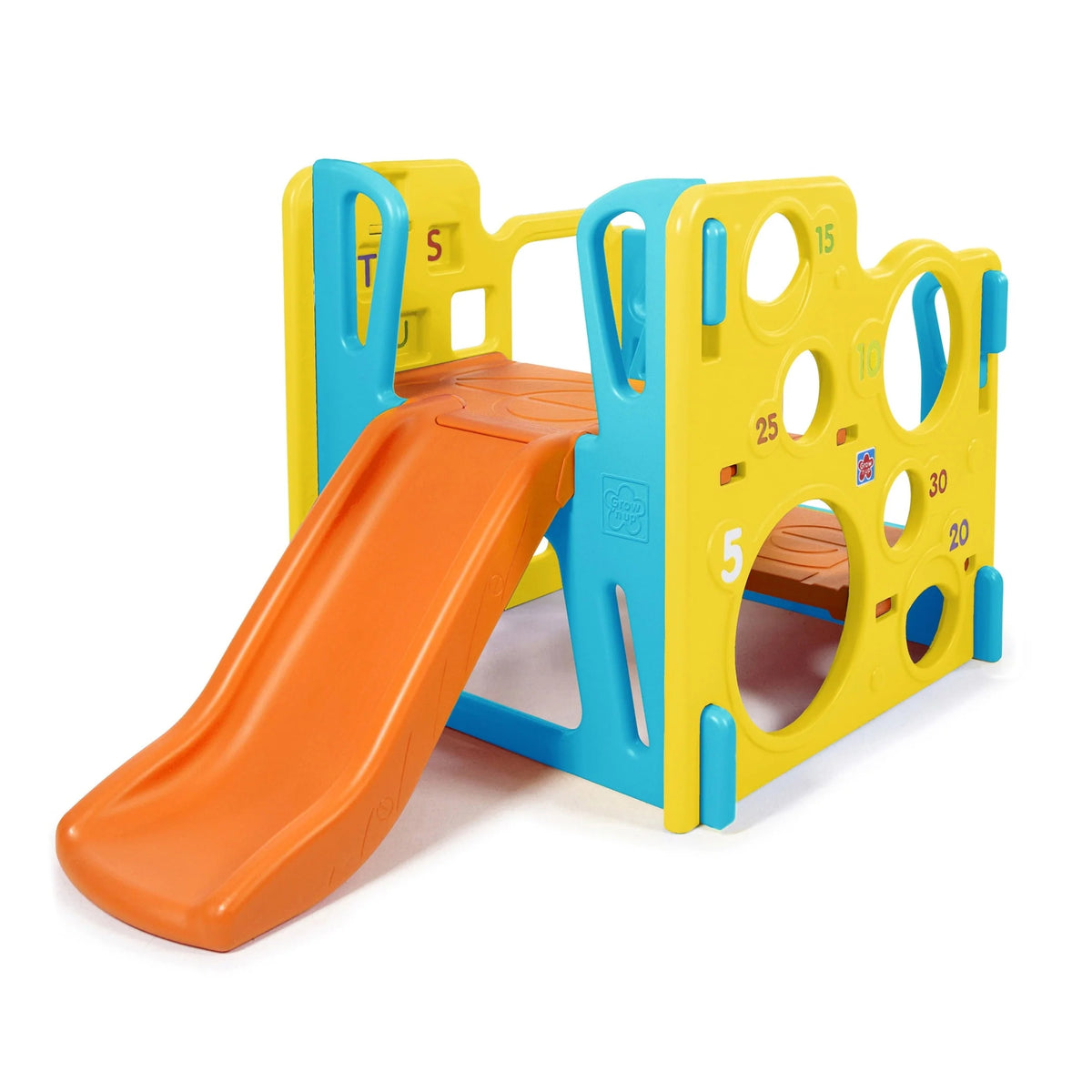 Structure de jeu d’escalade et de toboggan Grow'n up pour l’intérieur et l’extérieur, de 18 mois à 4 ans