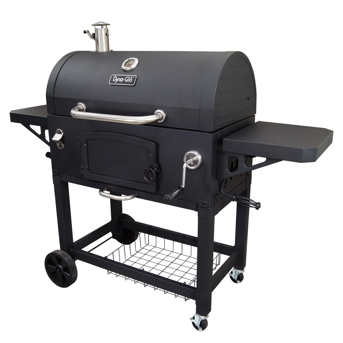 Barbecue à charbon robuste extra-large Dyna-Glo - 32 po de largeur - 816 po² de surface de cuisson Noir