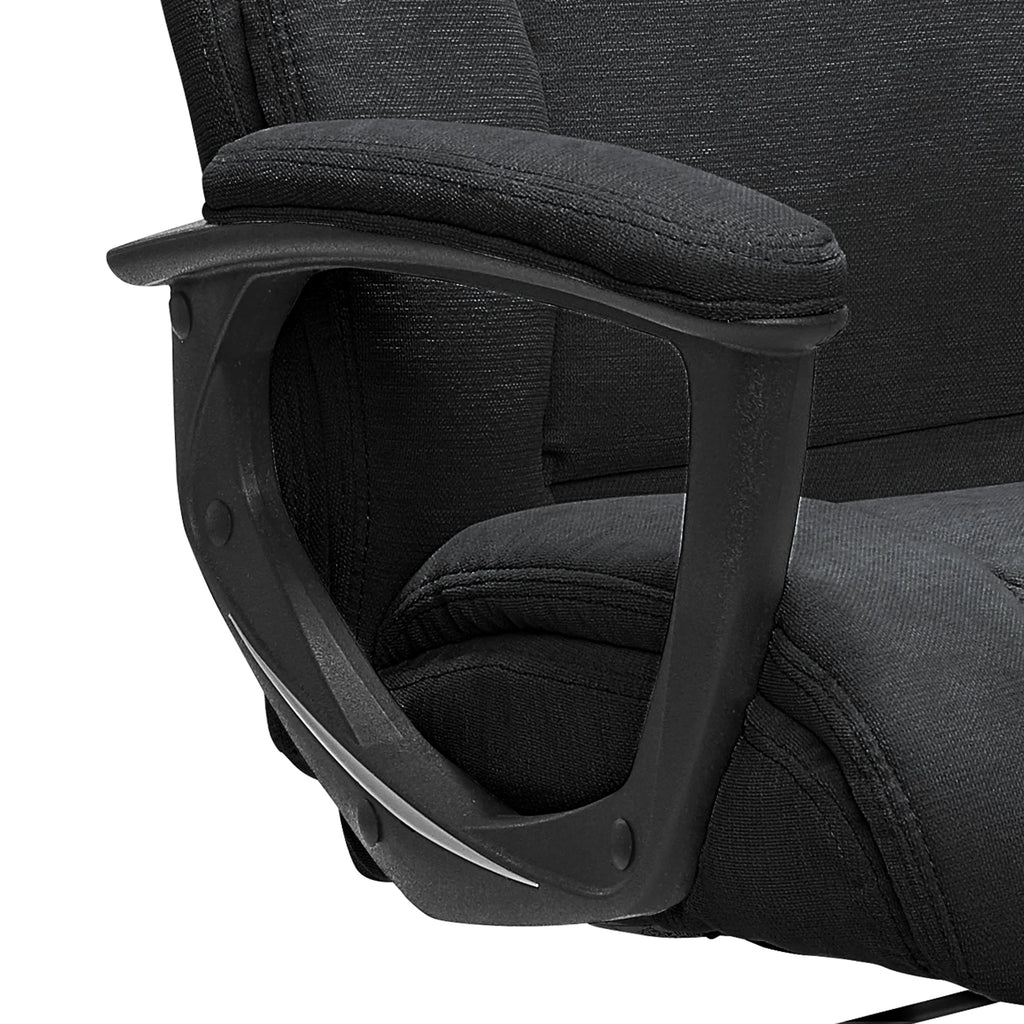 Chaise de bureau Serta Connor en microfibre gris clair