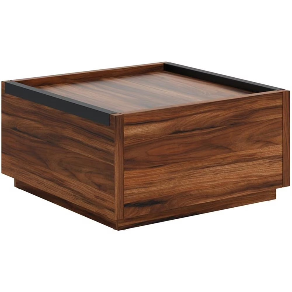 Table basse contemporaine en bois d'ingénierie Pemberly Row marron