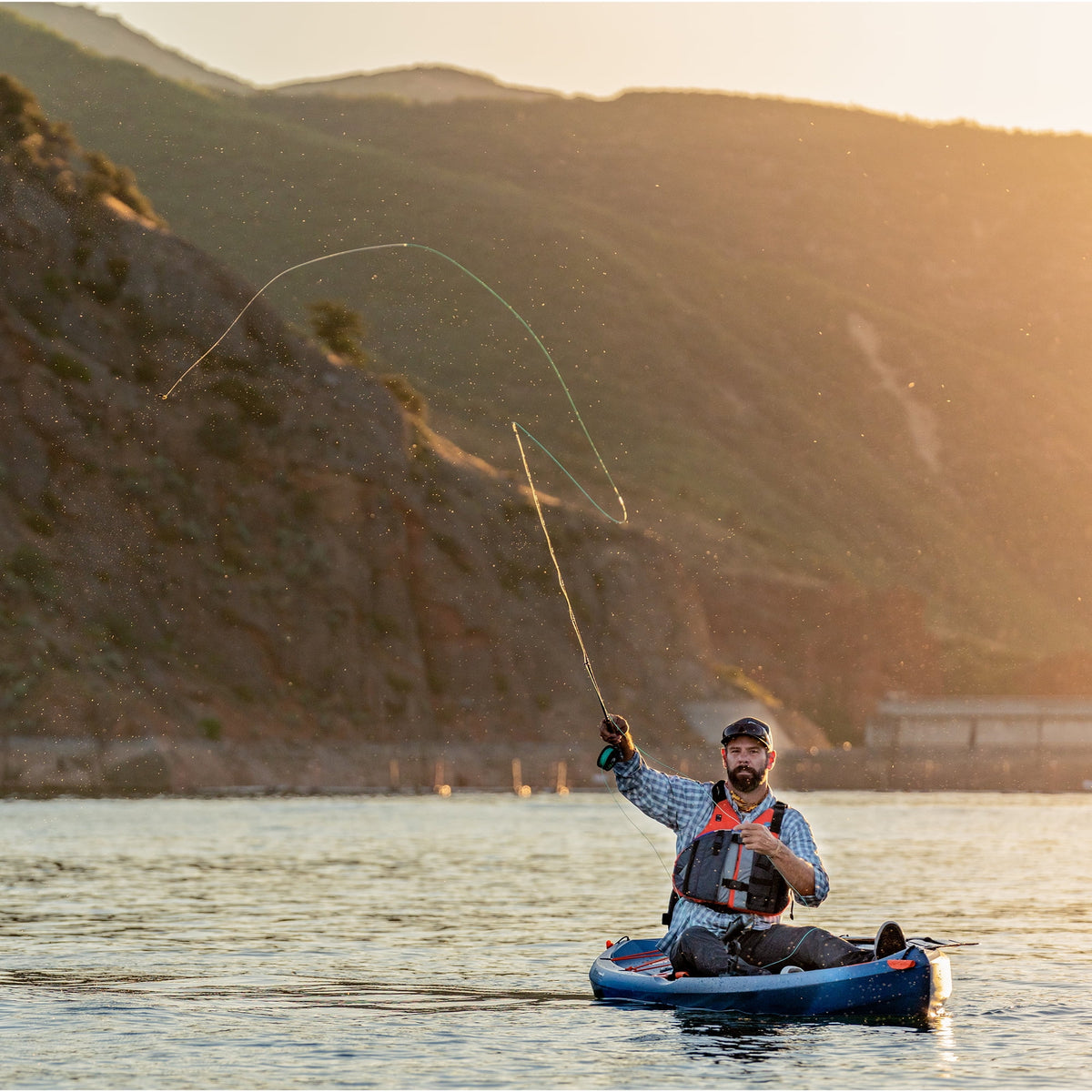 Kayak de pêche Lifetime Tamarack Angler 10 pi, Volcano Fusion (91340)