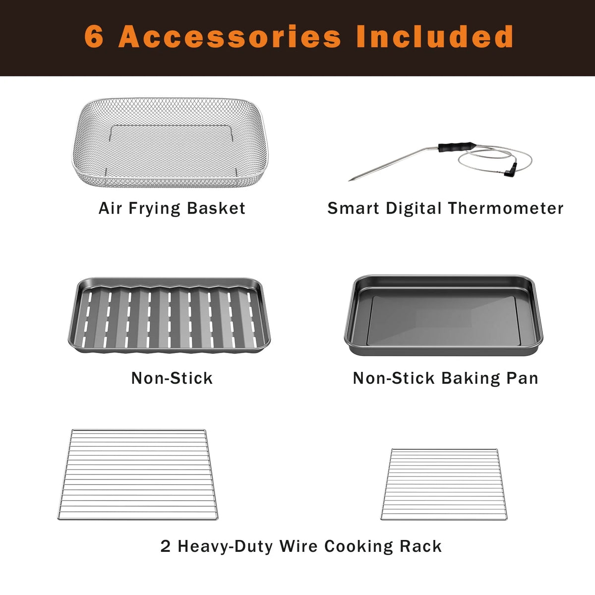Four NuWave Bravo XL de 1800 watts en acier inoxydable, four à convection intelligent 12-en-1 avec grille de 12 pouces