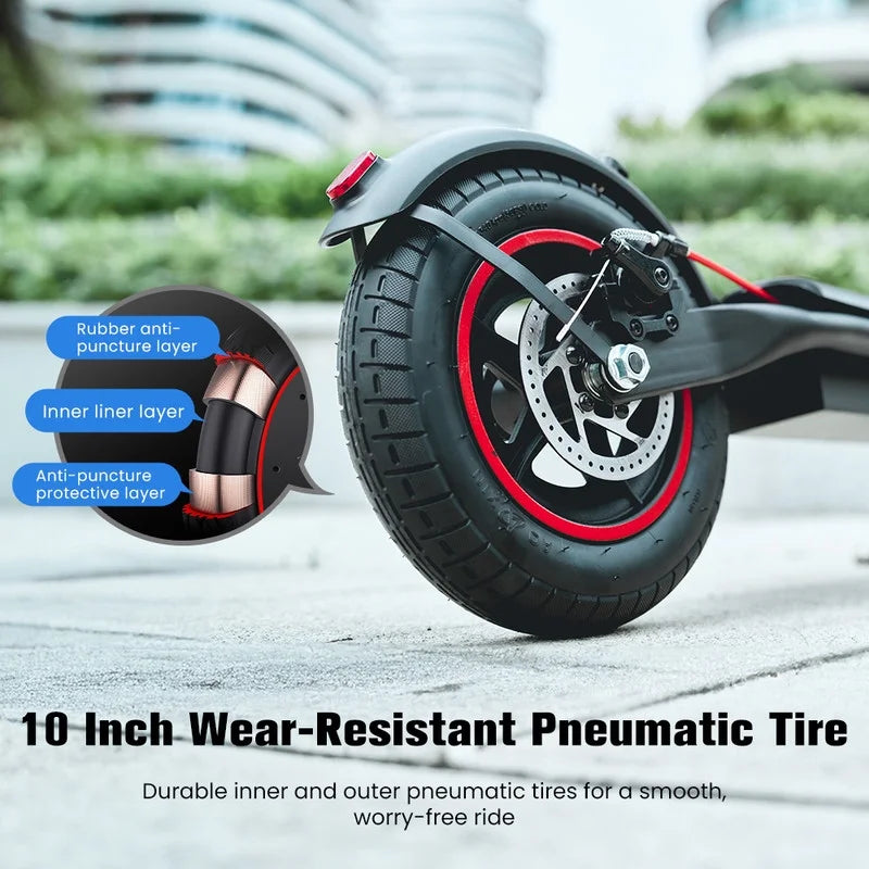 iScooter Electric Scooter Adult, 350W Motor, 21 Miles Long Range, 19 mph & 8.5 Pneumatic tire Folding Commuter Electric Scooter for Adults & Teens, Superior Performance Smart App & Dual Braking