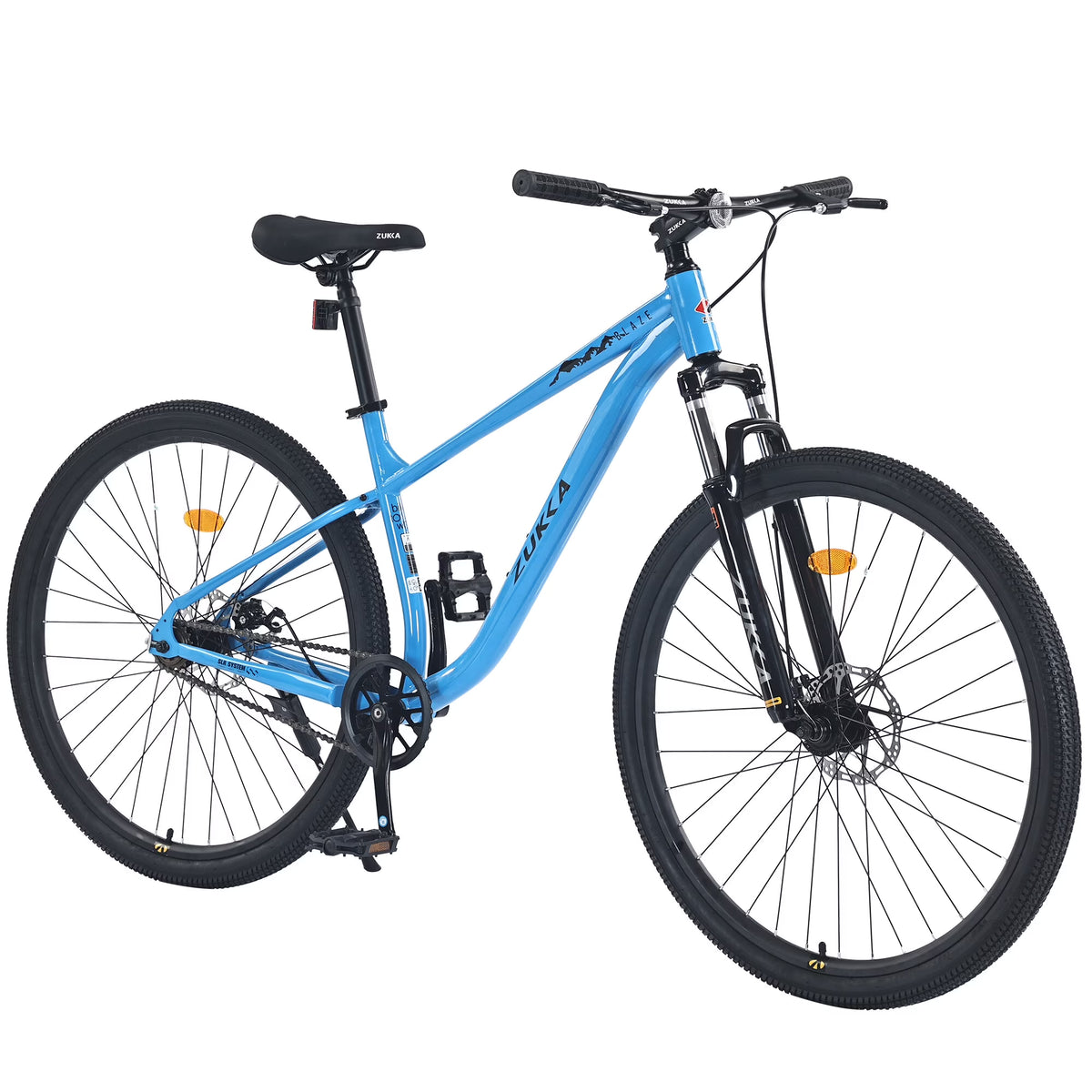 Vélo tout-terrain d'extérieur à roues de 29 pouces, mono-vitesse, pour hommes et femmes, suspension avant, cadre en acier, vélo de montagne pour l'extérieur