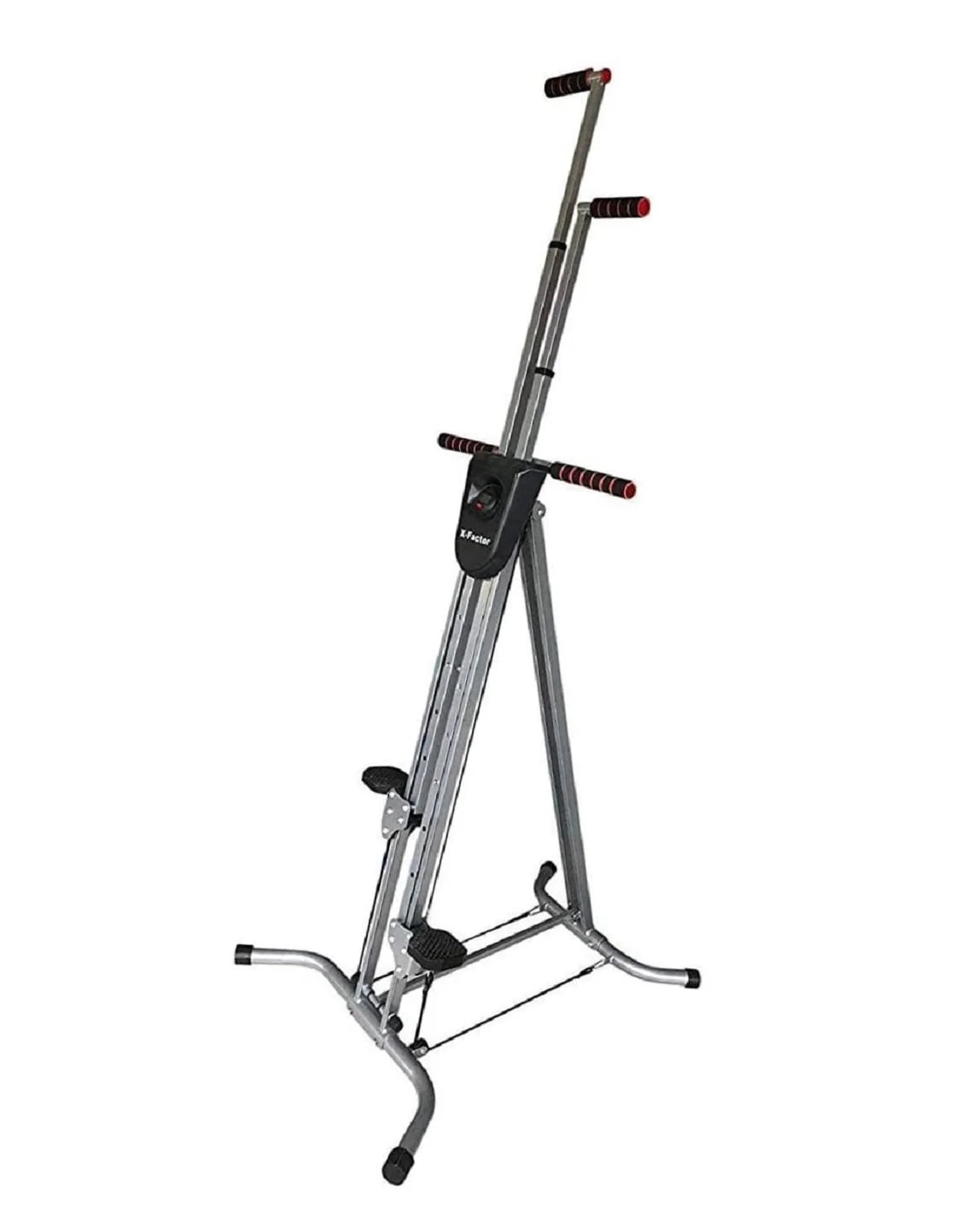 Machine d’escalade verticale X Factor, appareil cardio à marches pour la maison, entraînement complet du corps avec 3 bandes de résistance