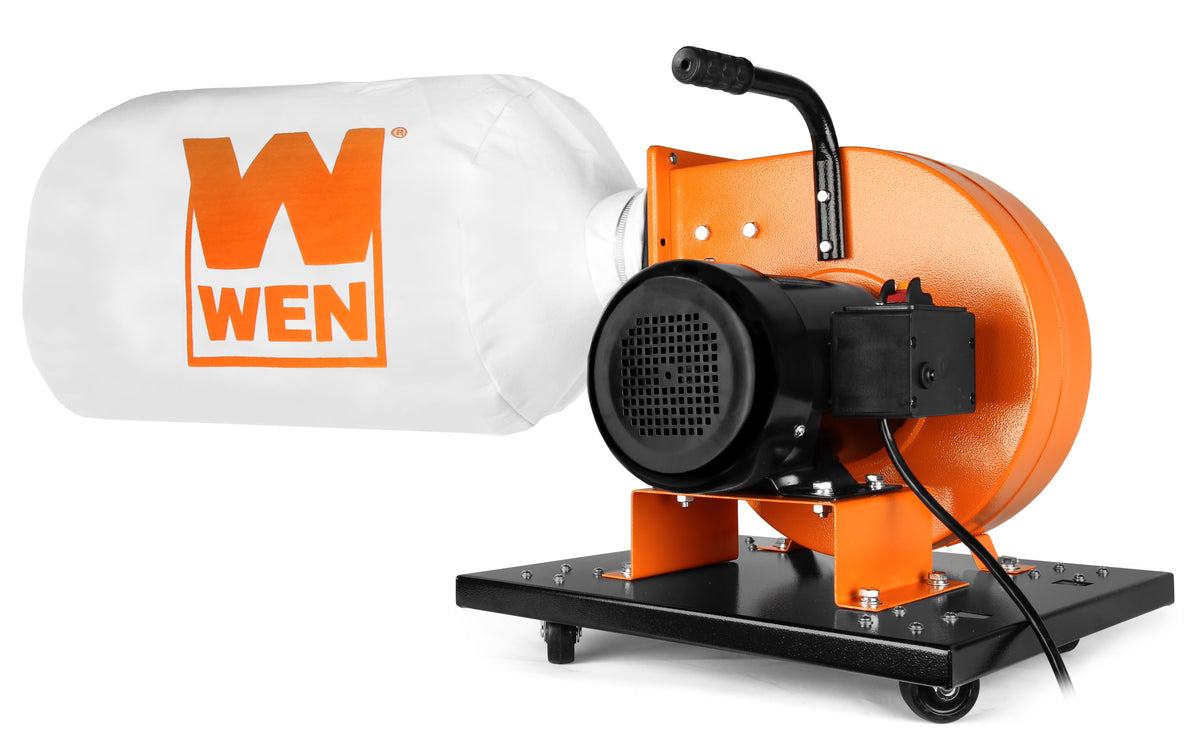 Aspirateur à poussière sur roulettes WEN de 7,4 A avec moteur à induction, sac de 15 gallons et support mural en option