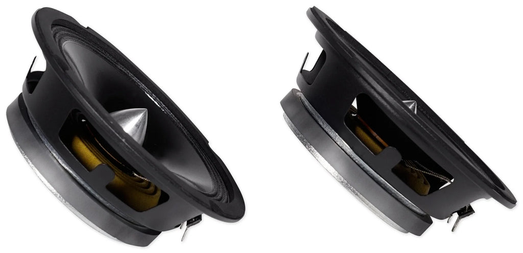 2) Pares Rockville X6.5C Competition 6.5 1000 Watt Haut-parleurs audio voiture à composants
