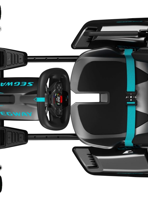 Segway ¨C Go Kart Pro 2 avec 15,5 mi d'autonomie maximale et 26,7 mph de vitesse maximale ¨C Gris