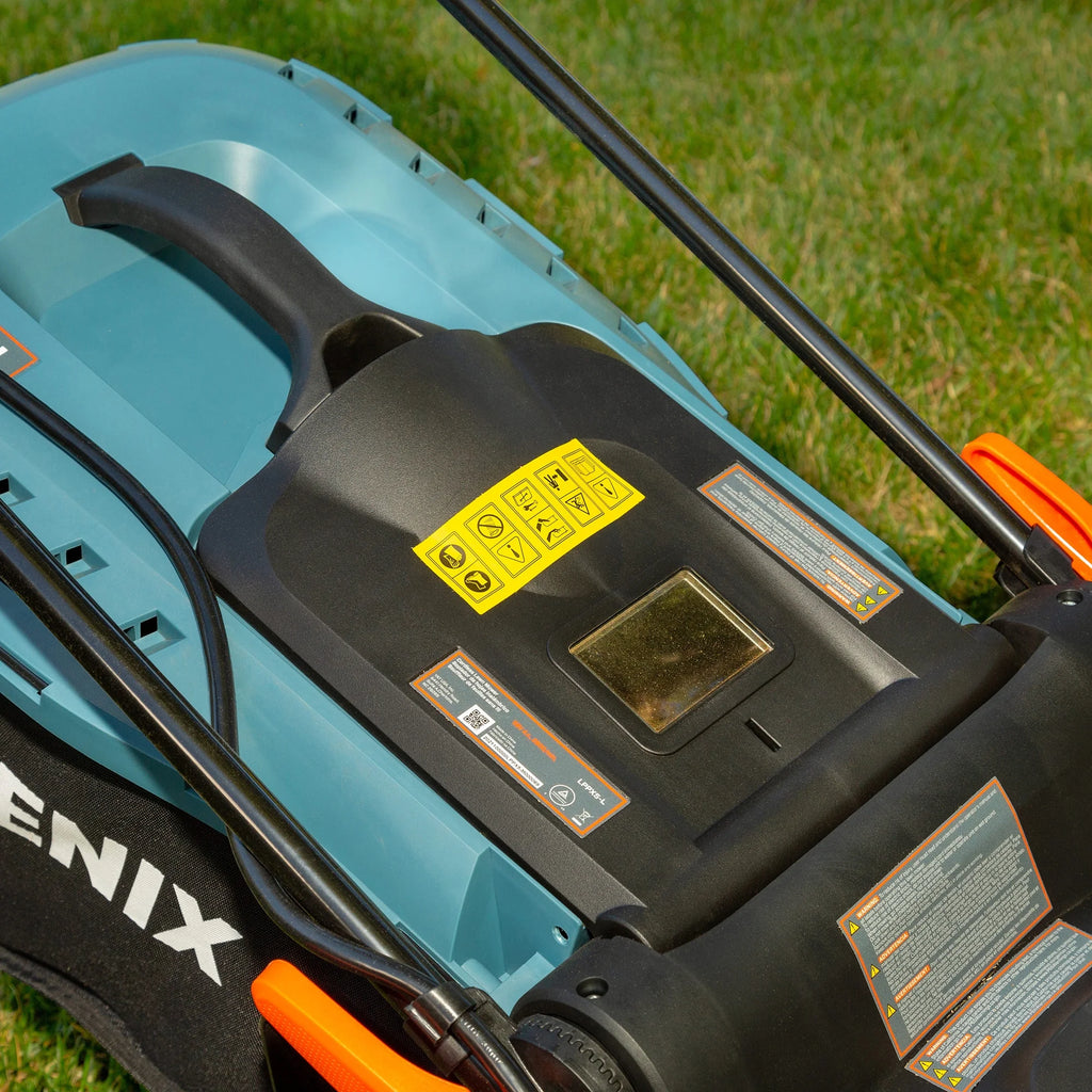 Tondeuse à gazon sans fil SENIX 40V à moteur sans balais, plateau de 18 po, lame de coupe de 17 po, fonction 2-en-1 broyage et ramassage, réglage en 6 positions, LPPX2-M5
