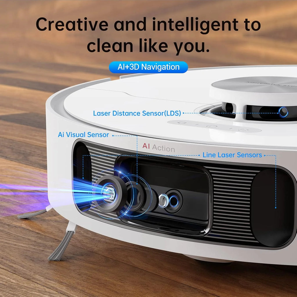 Aspirateur-laveur robot Dreame E20 Plus 3-en-1 avec technologie intelligente