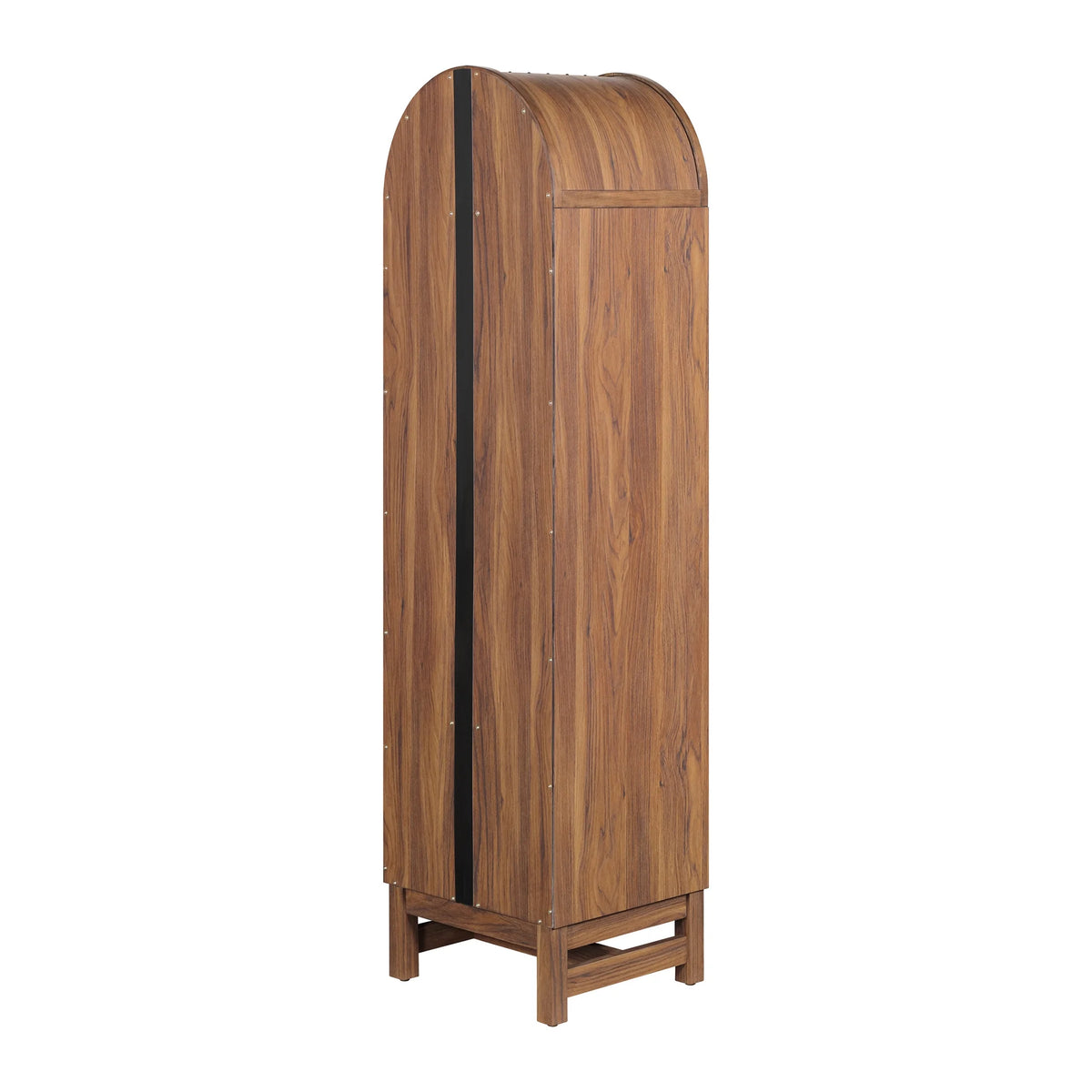 Bibliothèque étroite à arche Juliet de Better Homes & Gardens, vert profond et miel clair