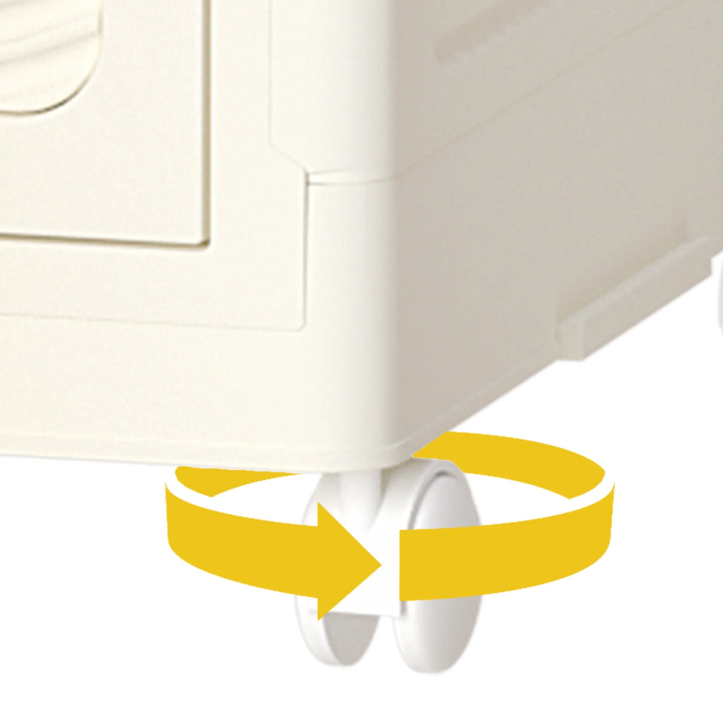 Penderie portable pour enfants Montary avec portes magnétiques et tringle – Meuble de rangement en plastique à 4 casiers pour chambre d'enfant
