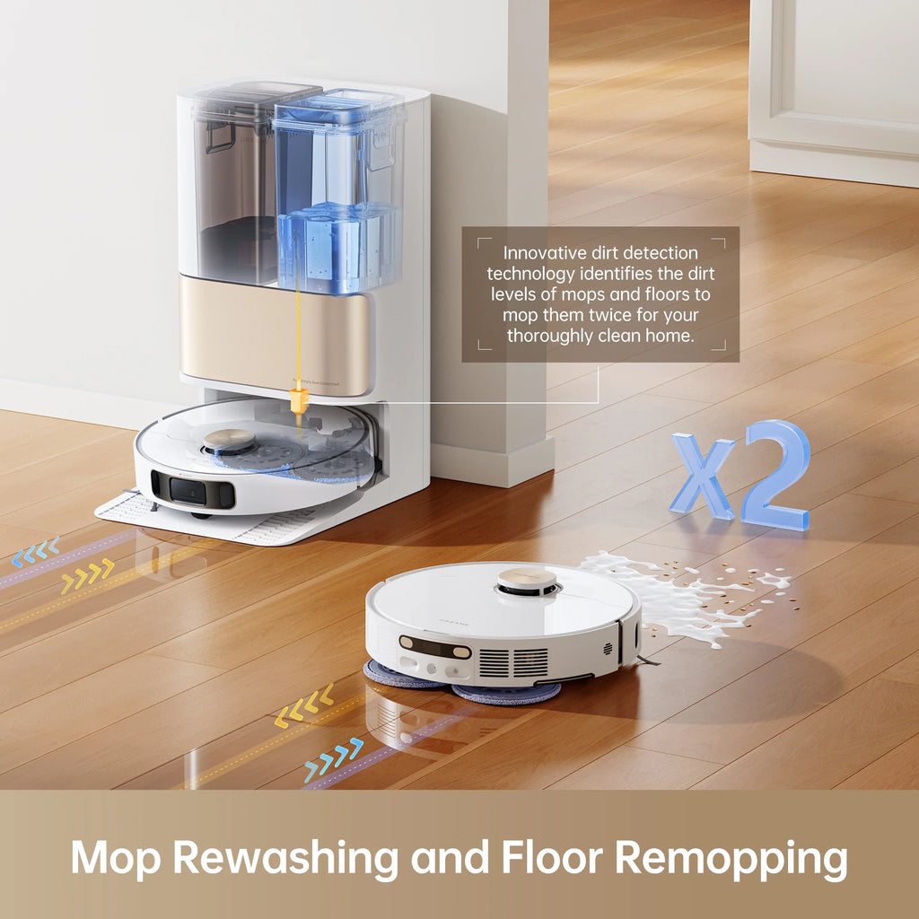 Robot aspirateur et laveur Dreame Heat, autonettoyage à l’eau chaude à 136 °F, aspiration de 7 000 Pa, L10s Pro Ultra