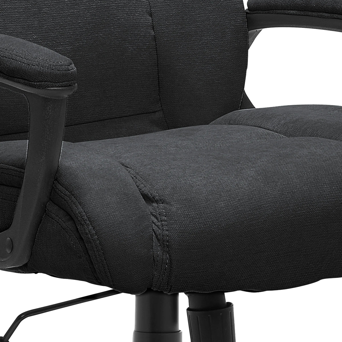 Chaise de bureau Serta Connor en microfibre gris clair