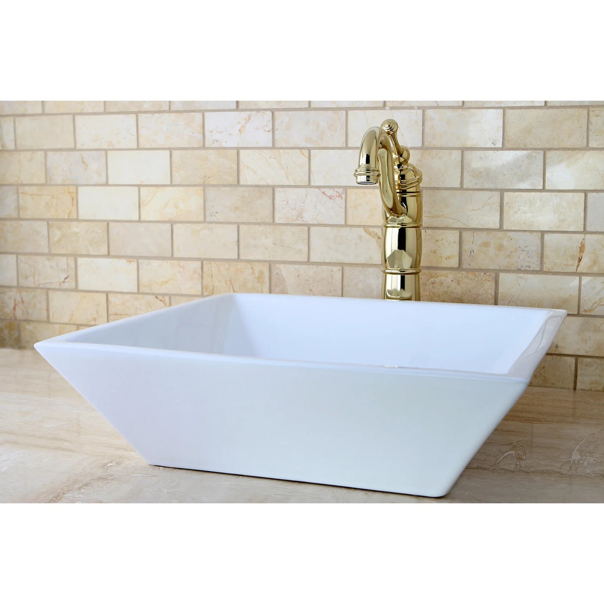 Robinet pour vasque Kingston Brass KB1422BL, laiton poli