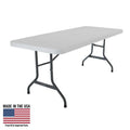 Table pliante de haute qualité de qualité commerciale Lifetime 6', blanche