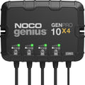 NOCO Genius GENPRO10X4 : Chargeur et mainteneur de charge 12 V à 4 canaux, 40 A (10 A/canal) pour batteries embarquées