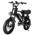 Vélo électrique AVDL, vélo à pneus larges de 16 pouces, moteur de 500 W, batterie amovible 48 V 12 Ah, suspension intégrale, 38 miles en mode électrique pur, 55 miles avec pédalage