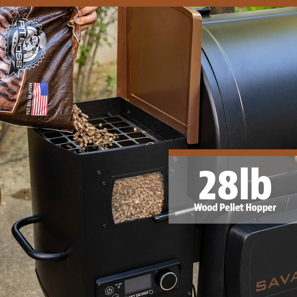 Barbecue à granulés connecté Pit Boss 1500 Savannah - Édition Onyx avec Wi-Fi ? - PB1500NXW