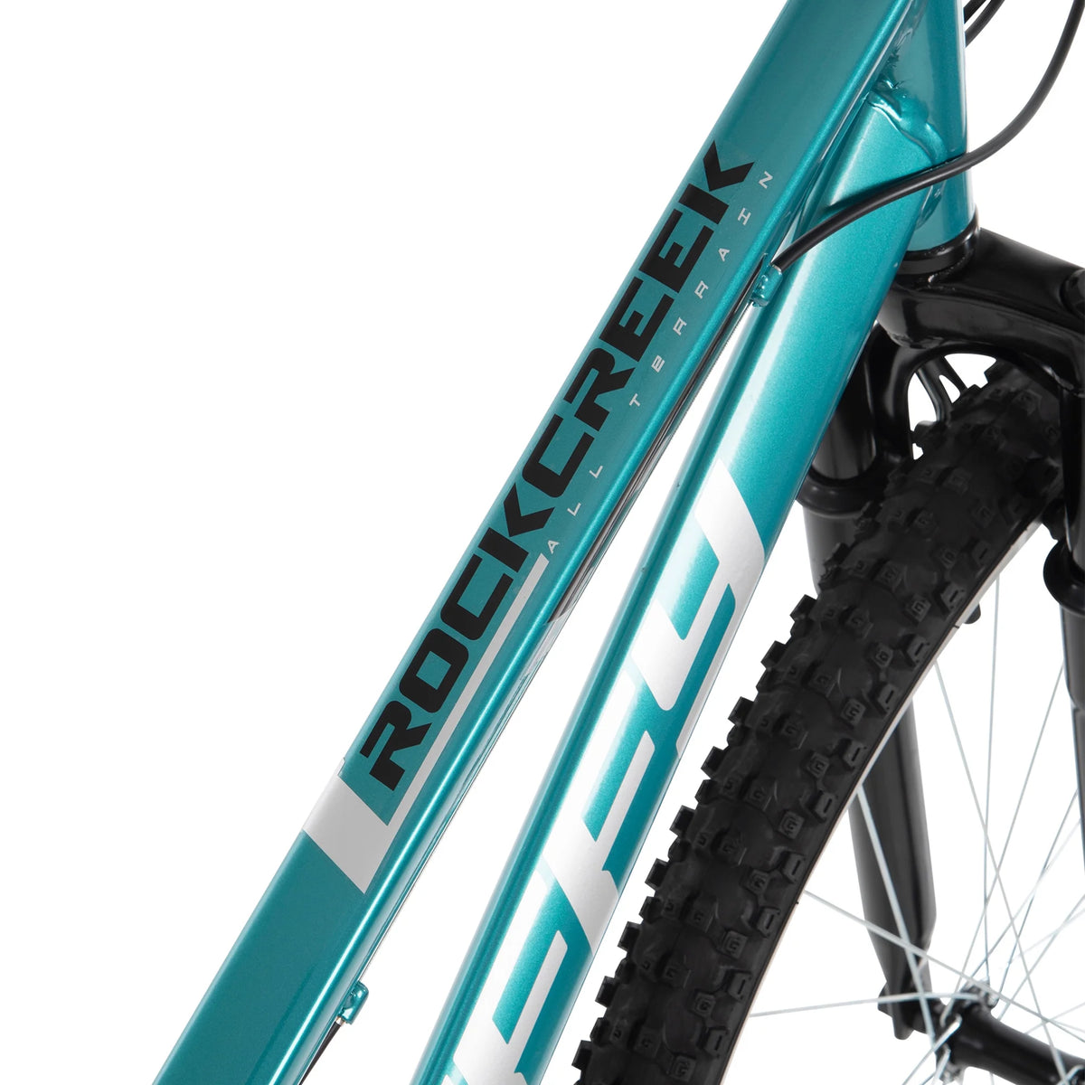 Vélo tout-terrain Huffy 29 Rock Creek, pour cyclistes de 1,52 m et plus, Bleu, Adulte, Femme