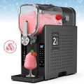 Machine à granité Flamemore pour la maison avec autonettoyage, sans glaçons, 6 réglages prédéfinis, machine à boissons glacées, démarrage différé de 12 h, 200 W