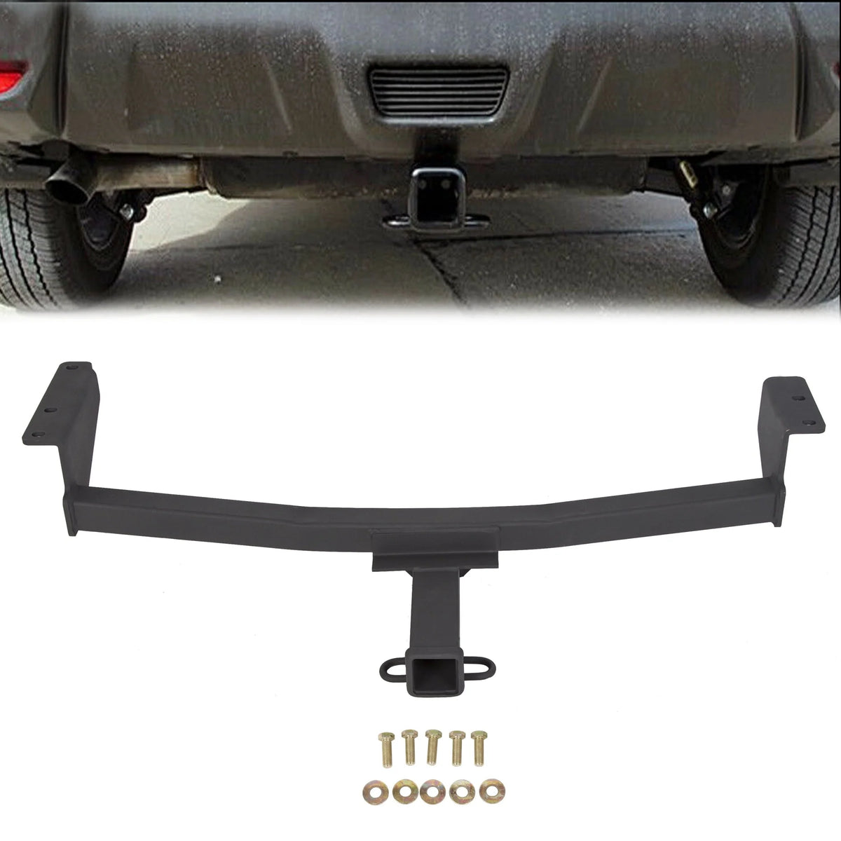Attelage de remorque de classe 3 avec récepteur d’attelage de 2 po pour Nissan Rogue S / SL / SV 2008 à 2020