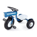Tricam Ol- Tricycle tracteur bleu. Vélo pour tout-petit en acier 22¡å Jouet de pousse pour enfants