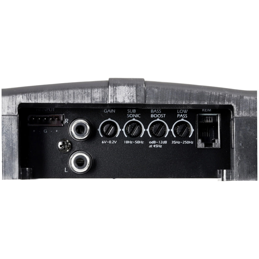 Amplificateur Power Acoustik RZR1-2500D | Amplificateur de caisson de basses 1 canal série RAZOR | Puissance maximale de 2 500 watts sous 2 ohms