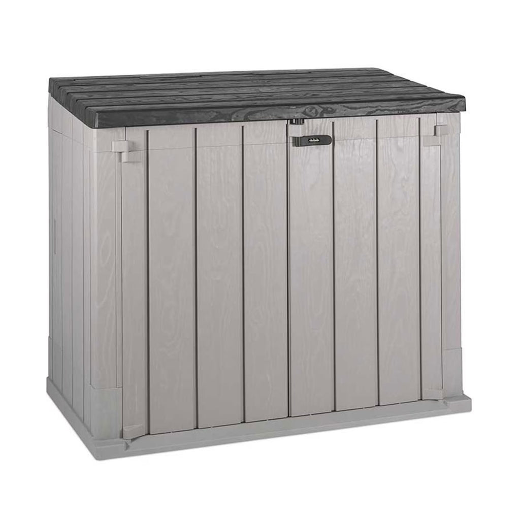Abri de jardin/armoire de rangement extérieur Toomax Stora Way, modèle « Open Box », gris taupe/anthracite