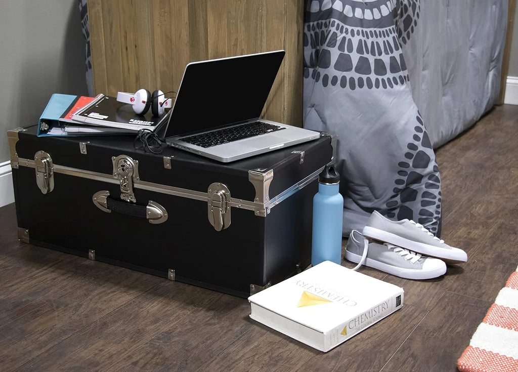 Coffre Seward Essential avec serrure, noir, 30 pouces