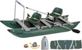 Pack guide de pêche professionnelle pour bateau pneumatique à coque semi-rigide Sea Eagle 375FC FoldCat