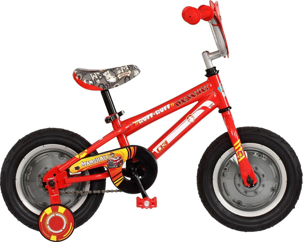 Vélo pour enfants Schwinn Nickelodeon Pat’ Patrouille Marshall de 12 po. Pour les 2 à 4 ans. Rouge