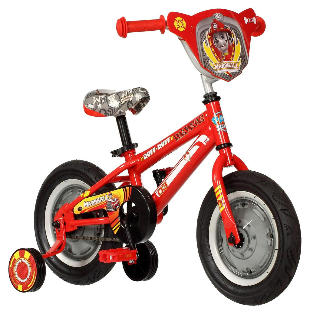 Vélo pour enfants Schwinn Nickelodeon Pat’ Patrouille Marshall de 12 po. Pour les 2 à 4 ans. Rouge