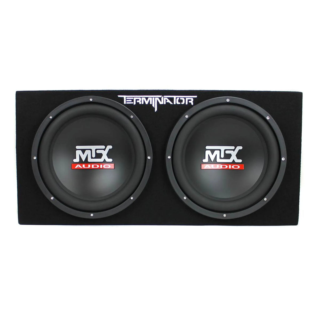 MTX 12 1200W Subwoofer auto à double haut-parleur, enceinte de basses, amplificateur et kit d'amplification