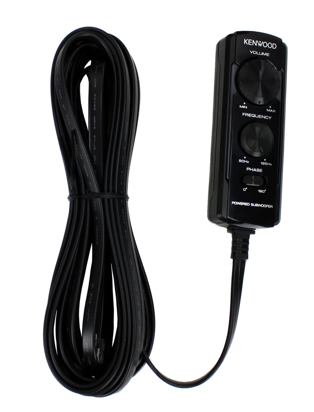 Caisson de basses compact amplifié Kenwood KSC-SW11 de 150 watts avec télécommande