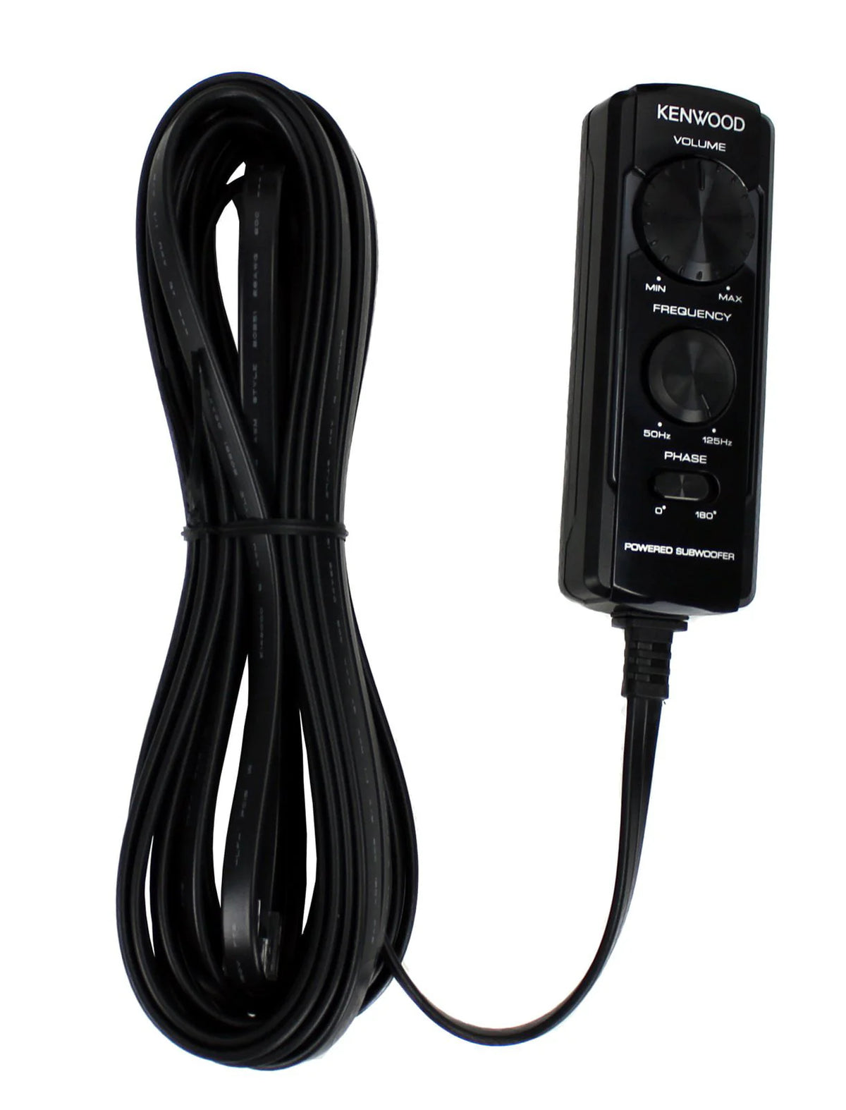 Caisson de basses compact amplifié Kenwood KSC-SW11 de 150 watts avec télécommande